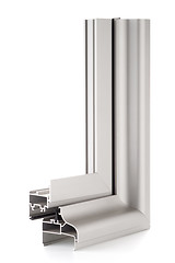 Image showing Aluminium window sample