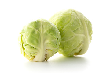 Image showing Fresh brussels sprouts