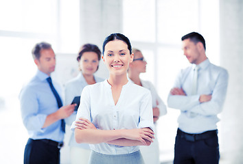 Image showing businesswoman in office