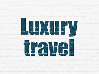 Image showing Travel concept: Luxury Travel on wall background