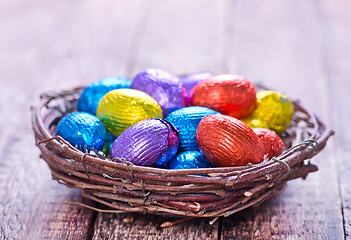 Image showing easter eggs