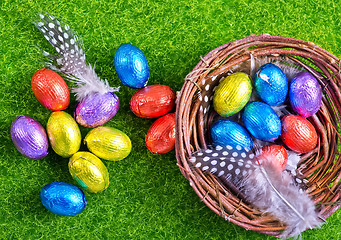 Image showing easter eggs