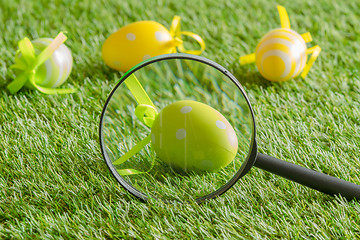 Image showing Searching for easter eggs