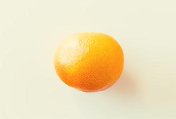 Image showing ripe grapefruit over white