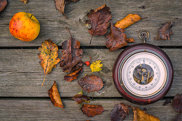 Image showing Barometer in the autumn