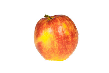 Image showing Red apple on white background