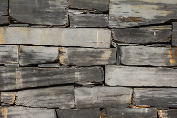 Image showing Pattern gray color wall