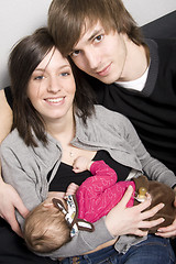 Image showing young parents