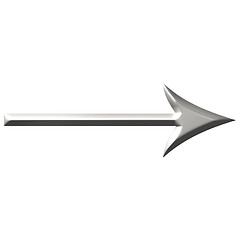 Image showing 3D Steel Arrow