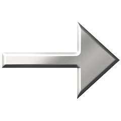 Image showing 3D Steel Arrow