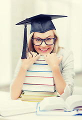 Image showing student in graduation cap