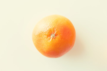 Image showing ripe grapefruit over white