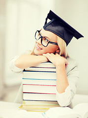 Image showing student in graduation cap