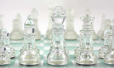 Image showing Glass Chess