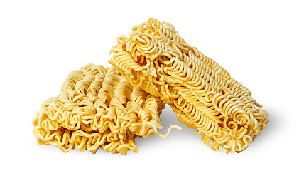 Image showing Two pieces noodles of fast preparation
