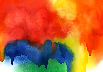Image showing Bright spots watercolor texture