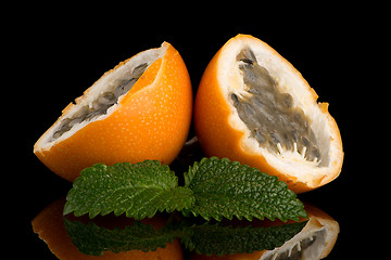 Image showing Passion fruit maracuja granadilla