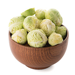 Image showing Fresh brussels sprouts