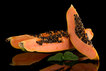 Image showing Fresh and tasty papaya