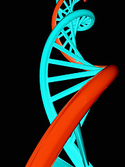 Image showing DNA structure model