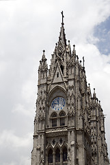 Image showing basilica quito ecuador