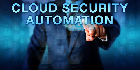 Image showing Manager Pushing CLOUD SECURITY AUTOMATION