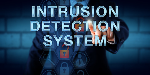Image showing Manager Touching INTRUSION DETECTION SYSTEM