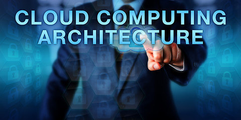 Image showing Client Pressing CLOUD COMPUTING ARCHITECTURE