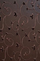 Image showing Leather engraved
