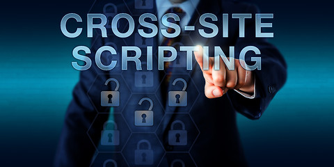 Image showing Corporate Client Pressing CROSS-SITE SCRIPTING