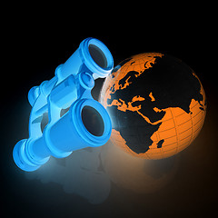 Image showing binocular around earth