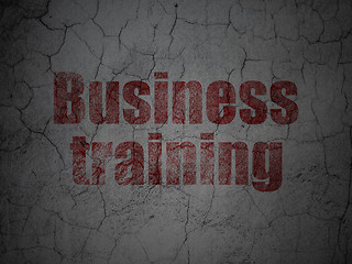 Image showing Education concept: Business Training on grunge wall background