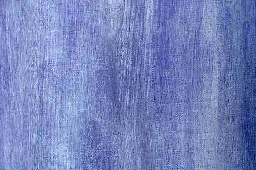 Image showing Blue painted artistic canvas