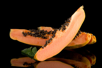 Image showing Fresh and tasty papaya