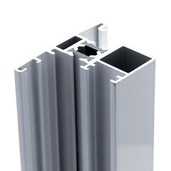 Image showing Aluminium profile sample