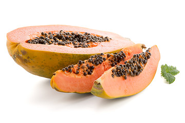 Image showing Fresh and tasty papaya