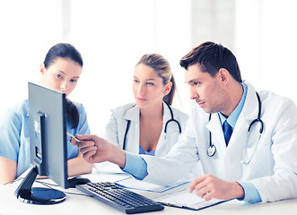 Image showing team or group of doctors working