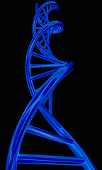 Image showing DNA structure model