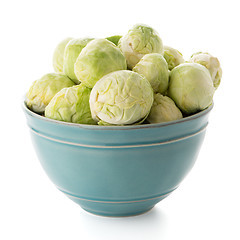 Image showing Fresh brussels sprouts