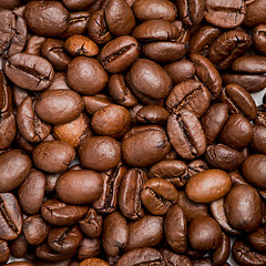 Image showing Coffee beans background