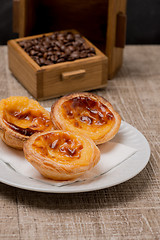 Image showing Portuguese Custard Tarts