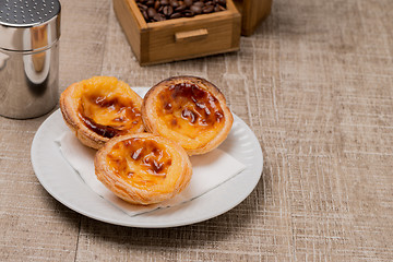 Image showing Portuguese Custard Tarts