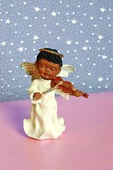 Image showing Angel With Violin