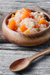 Image showing Porridge made of pumpkin