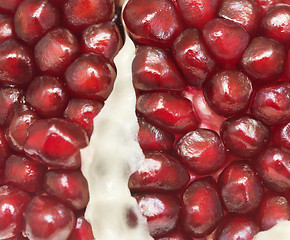 Image showing ripe pomegranate background