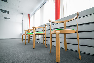 Image showing Chairs in a room for meeting