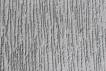 Image showing Bumpy plaster grey wall