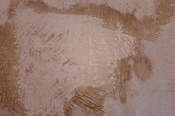 Image showing Scratched concrete wall