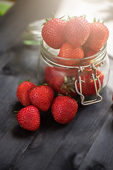 Image showing Fresh ripe strawberry