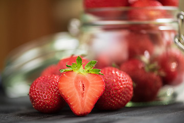 Image showing Fresh ripe strawberry